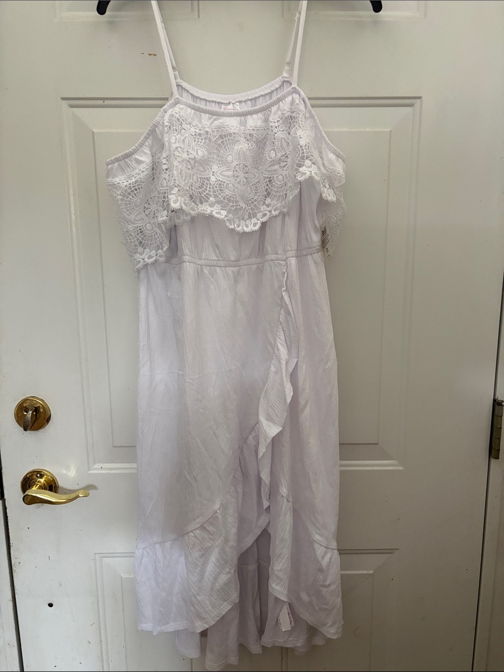 No Boundaries White Lace Maxi Skirt/Dress